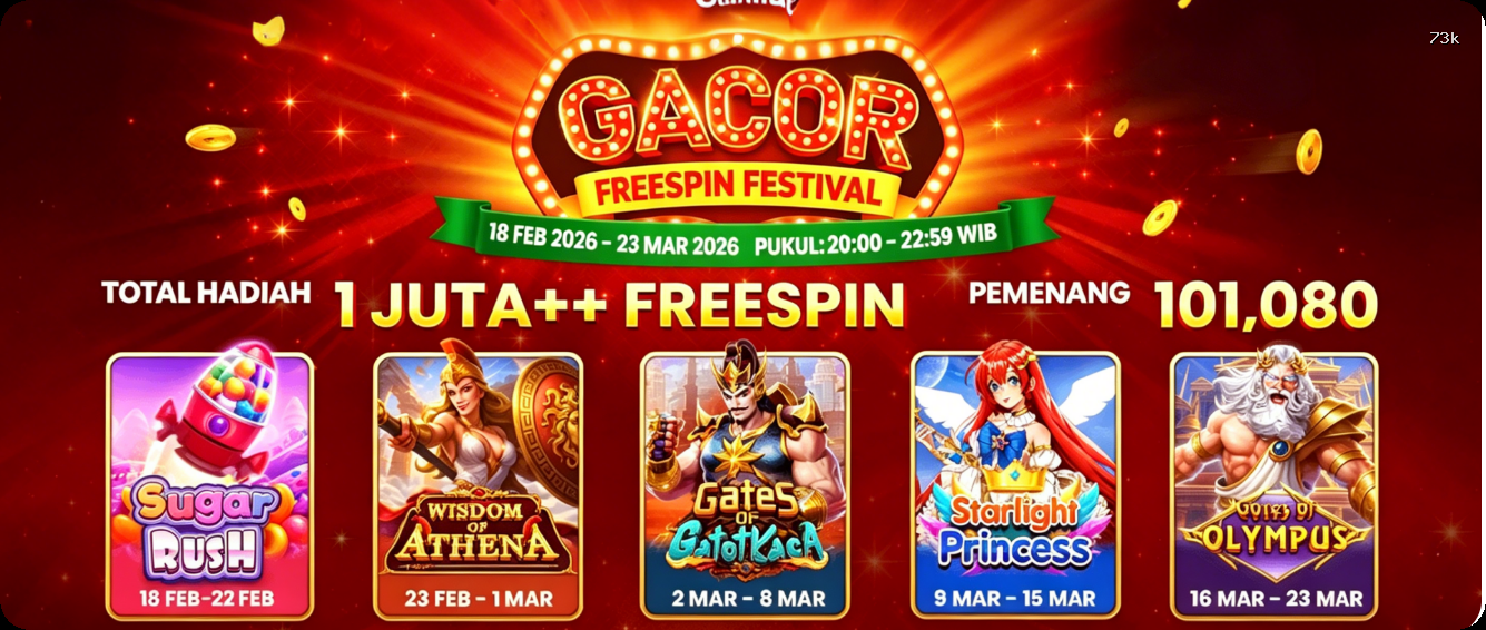 Login 73k Sekarang Bonus Melimpah